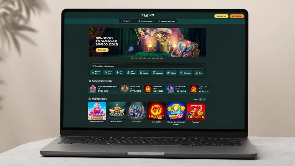Lemon Casino widok platformy desktop